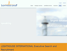 Tablet Screenshot of lighthouse-international.com